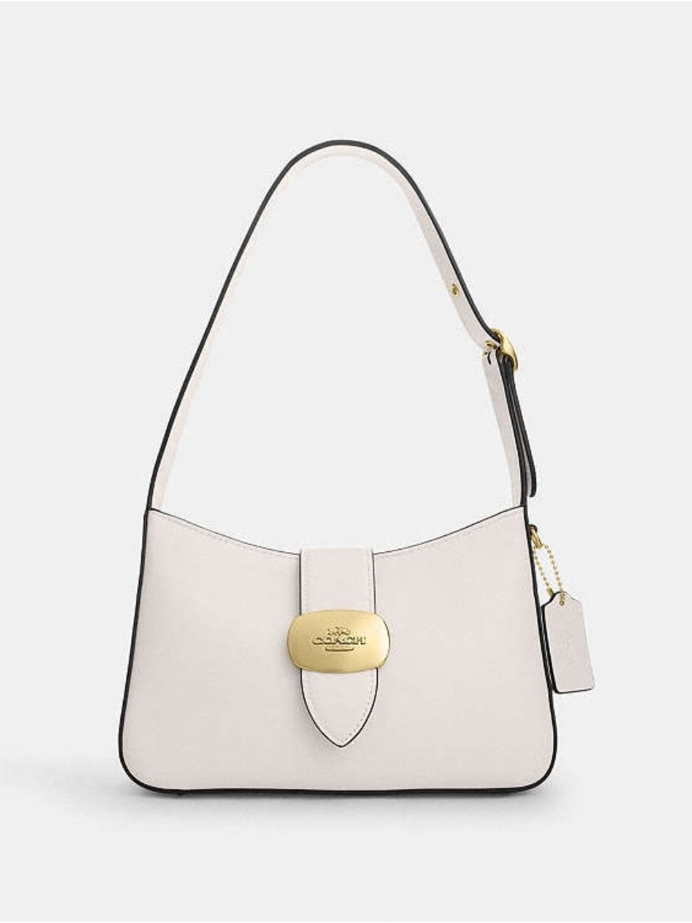 Coach Eliza Shoulder Bag in Bone with Gold Hardware | WORN ONCE - Picture 2 of 14